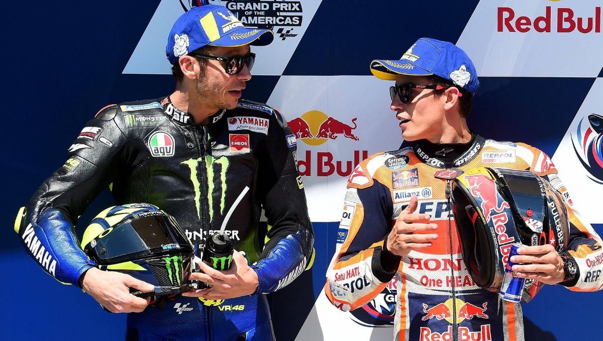 Marc Márquez monta un lío en Ducati con Rossi como principal protagonista