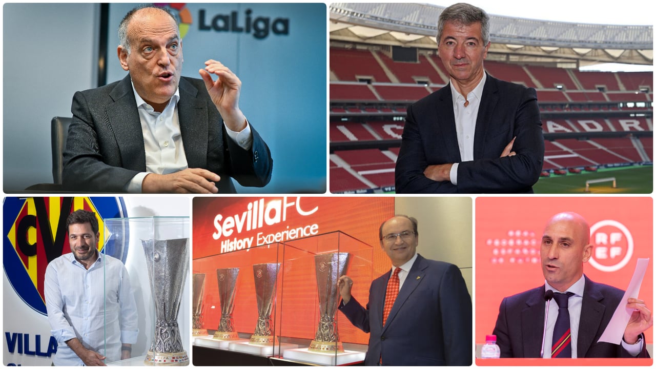 Los cinco sueldos más altos de los dirigentes del fútbol español