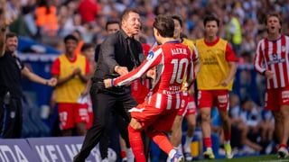 Simeone, sobre Álex Baena: "Está más contundente, está más fuerte, está más seguro, es el jugador que fuimos a buscar"