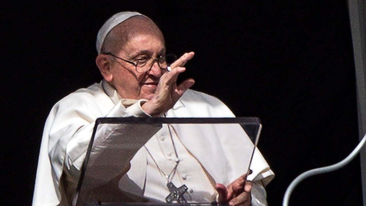 La primera reaparición del papa Francisco tras su estado en el hospital