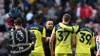 El Tottenham se hunde en el descenso en el estreno de De Zerbi