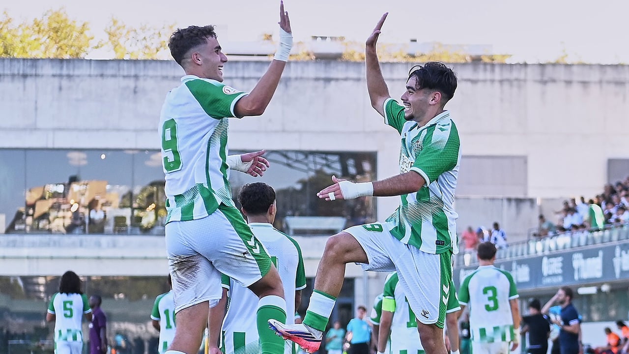 Betis 5-0 Oporto: Festín verdiblanco en la Youth League como aperitivo de lujo