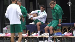 El Real Betis se ejercita por primera vez en Alemania