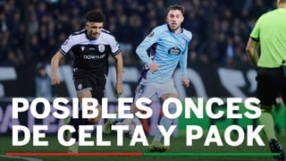 Celta de Vigo - PAOK: Alineaciones probables, horario, canal y dónde ver hoy en TV y online el partido de la Europa League 