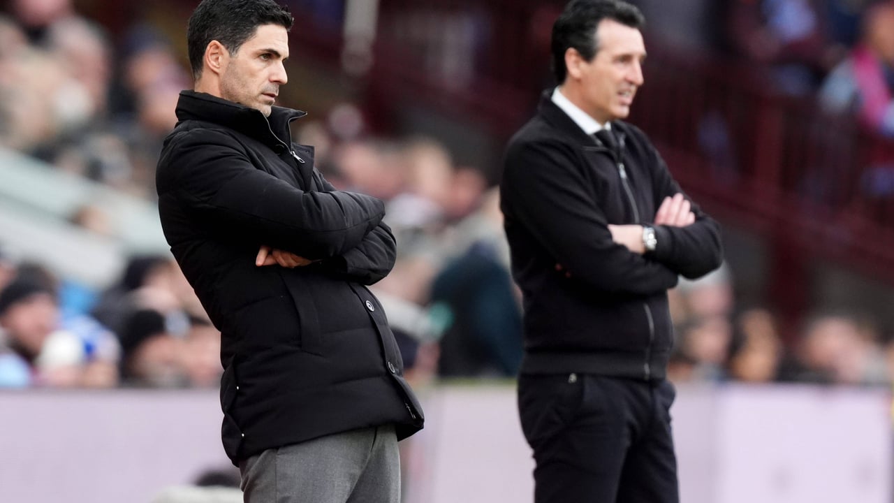 Emery desata la polémica tras no saludar a Arteta en la goleada del Arsenal al Aston Villa