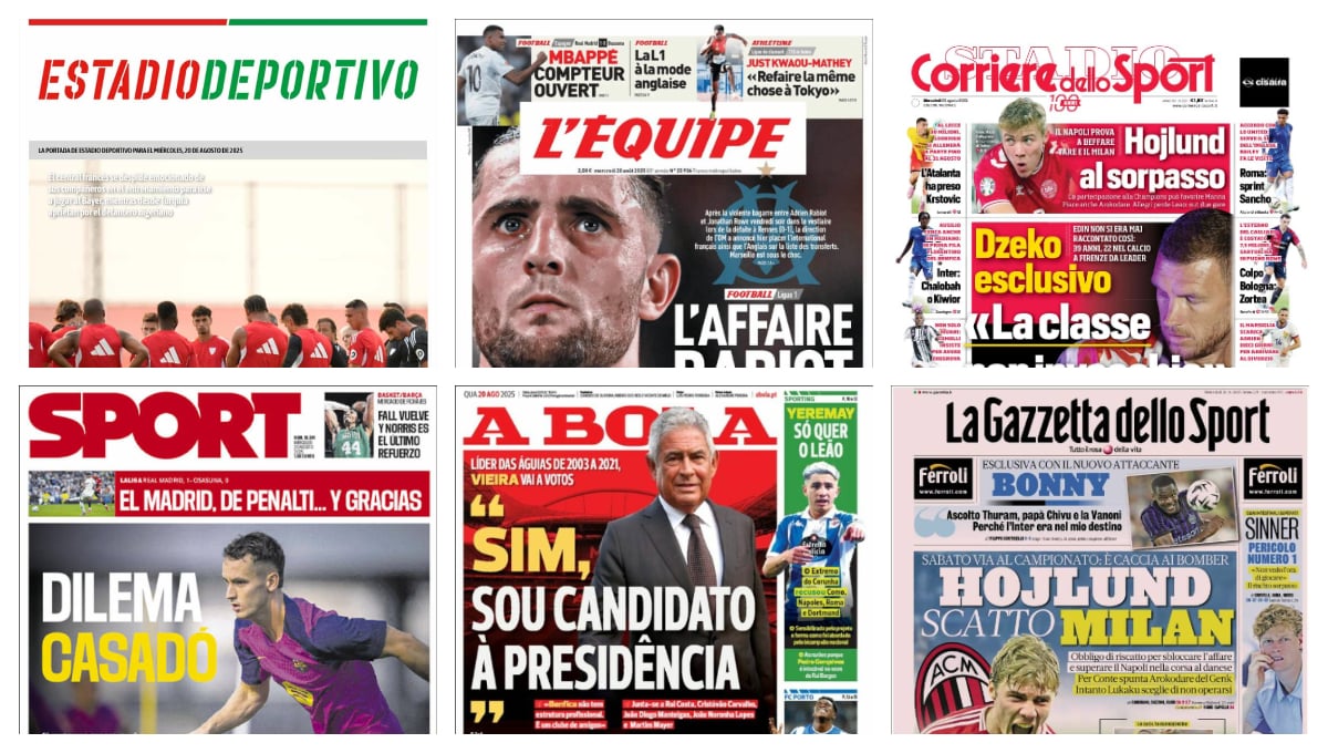 La salida de Badé, la victoria del Real Madrid, el futuro de Carlos Alcaraz... Así vienen las portadas