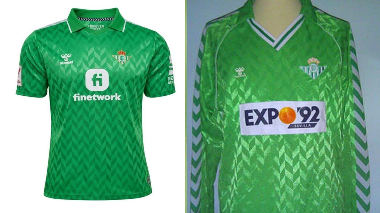 El Betis 'anuncia' por error la segunda camiseta para la 23/24