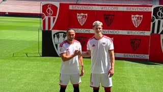 Robbi Ure, el aprendizaje del español y sus primeras sensaciones en el Sevilla: "Han sido dos semanas increíbles"