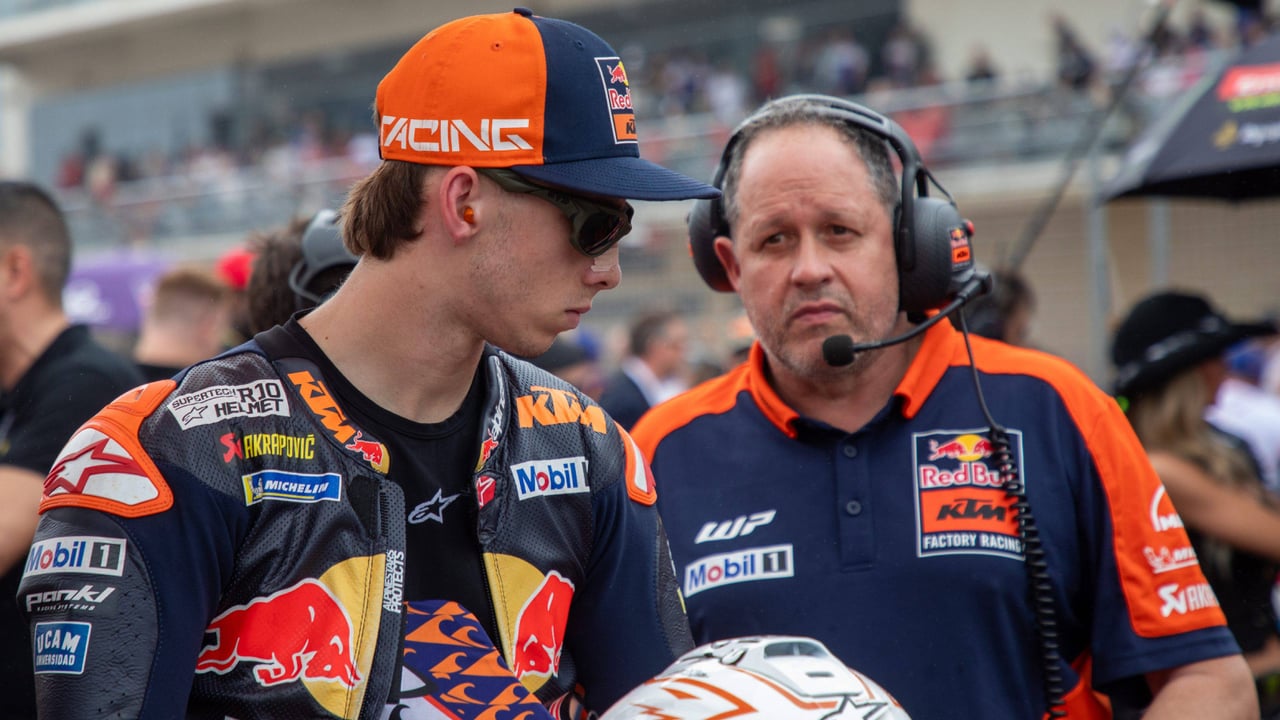 Separación de Pedro Acosta en KTM