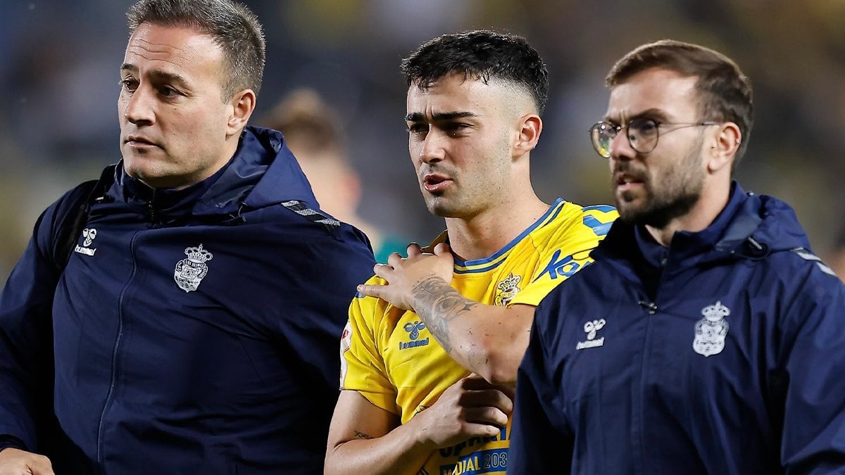 Contratiempo para Las Palmas: ya se conoce el alcance exacto de la lesión de Moleiro