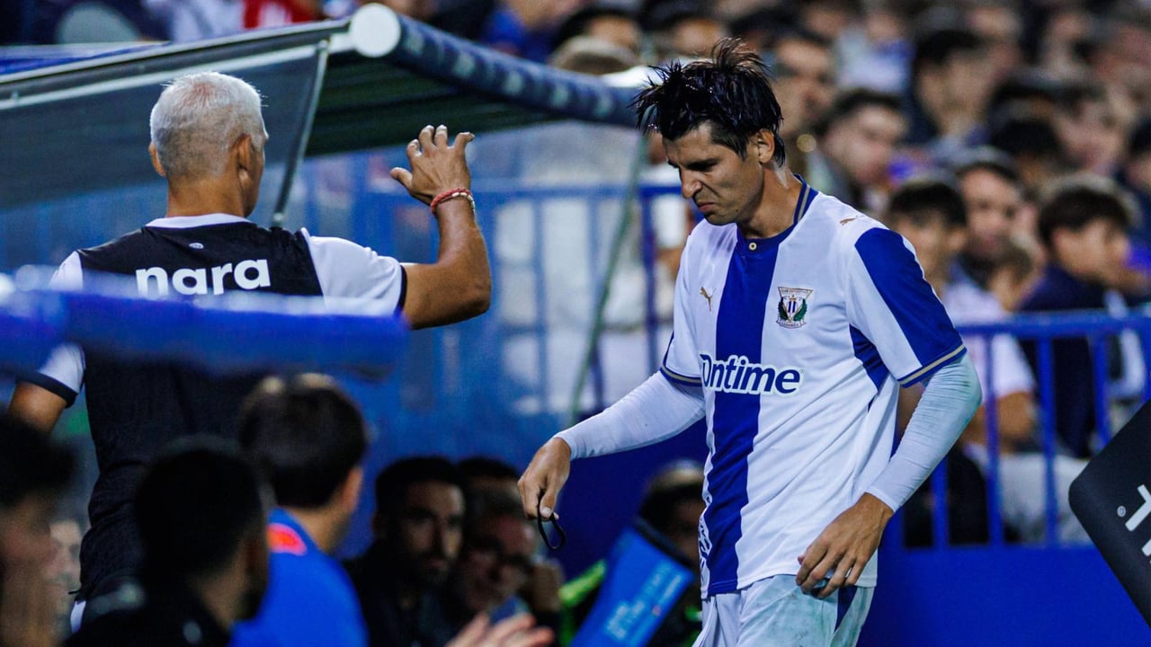 Morata, sentenciado, y su técnico en el Leganés deja clara su situación: "No tengo dudas... tiene el culo pelado"