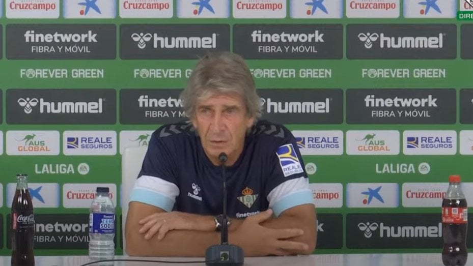 Pellegrini da la clave para que su Betis mejore y habla de "drama"