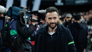 Corberán: "Respeto a Marcelino pero no entro a valorar sus palabras, además es el técnico que le dio el último título al Valencia"