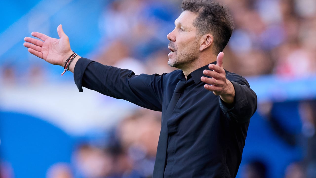 Simeone: "Para jugar en el Atlético hay un nivel y para quedar en la historia hay otro"