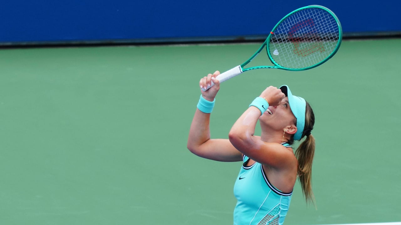 A la novena, Paula Badosa sonrió en el US Open