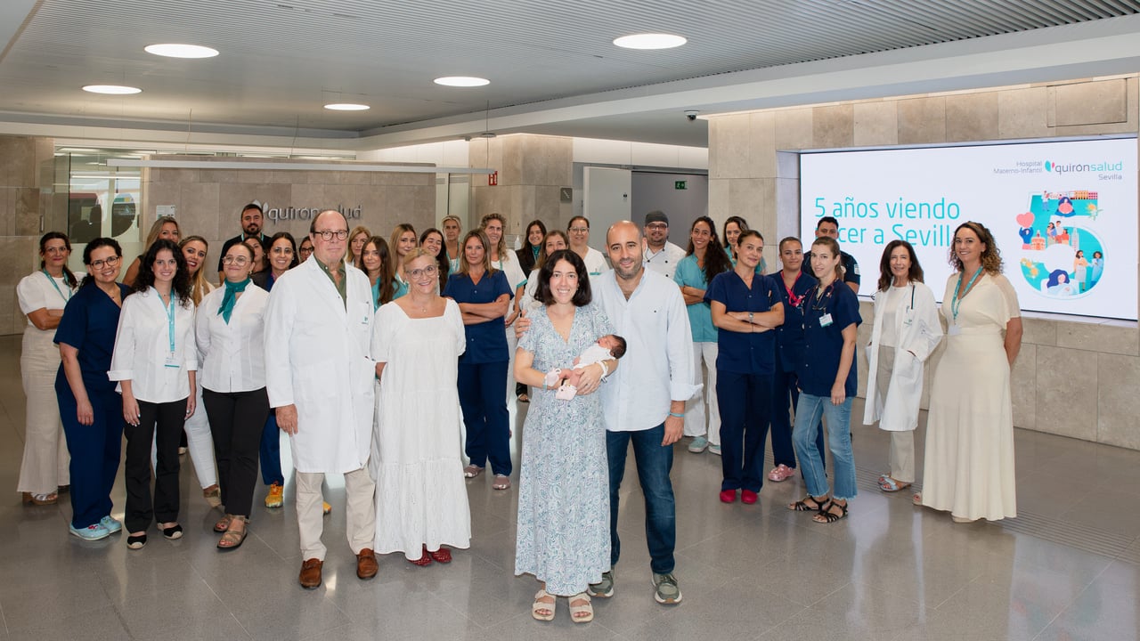 El Hospital Materno-Infantil Quirónsalud Sevilla cumple cinco años