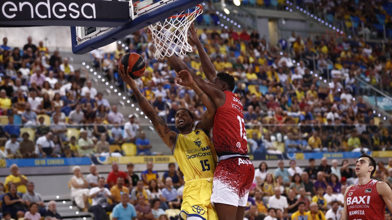 Dreamland Gran Canaria 97 - 92 Baxi Manresa: Agónico y merecido triunfo de los canarios
