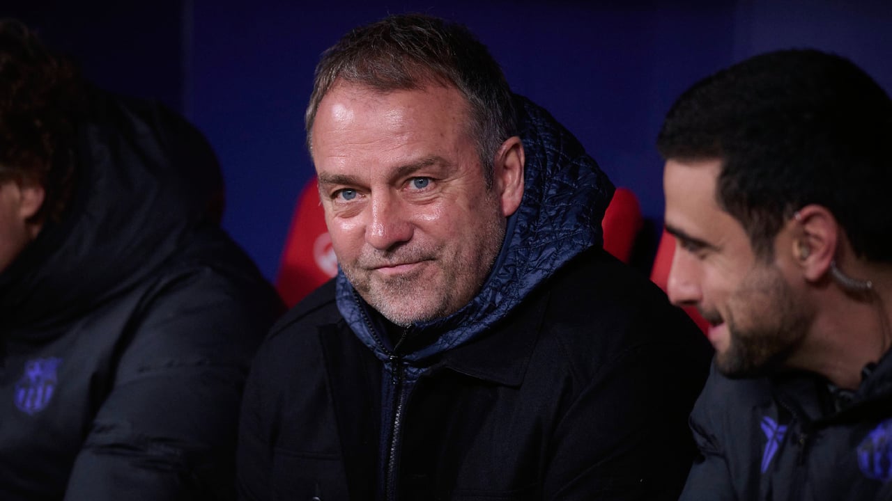 Hansi Flick revela su charla con Munuera Montero tras el duelo ante el Atlético: "Fue una conversación realmente buena"