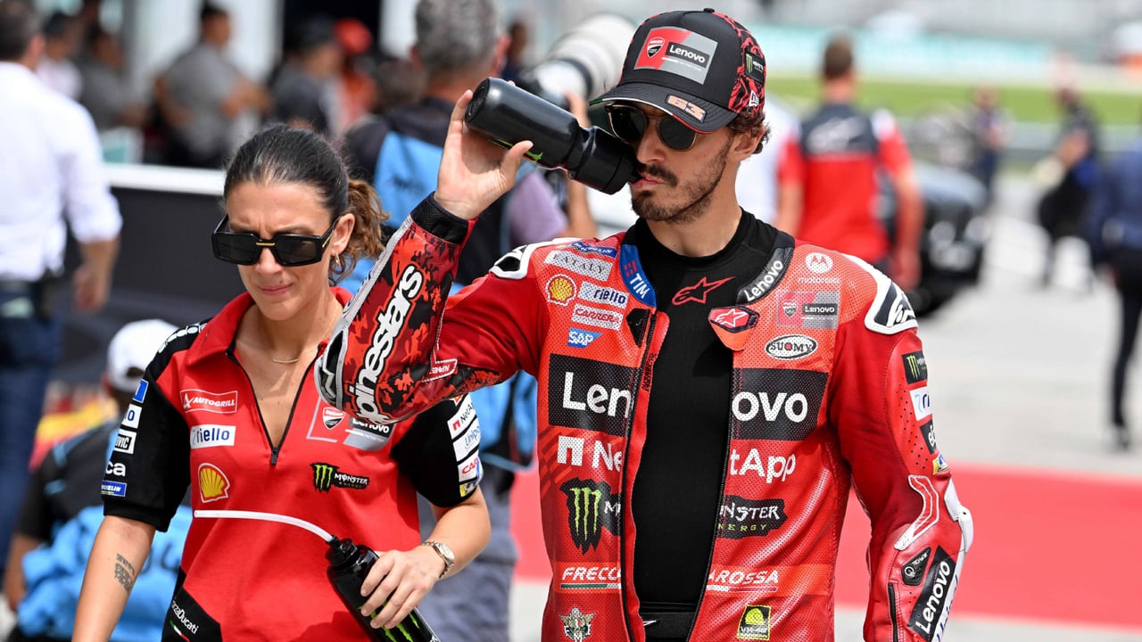 Bagnaia se moja en la última polémica de Rossi y Marc Márquez