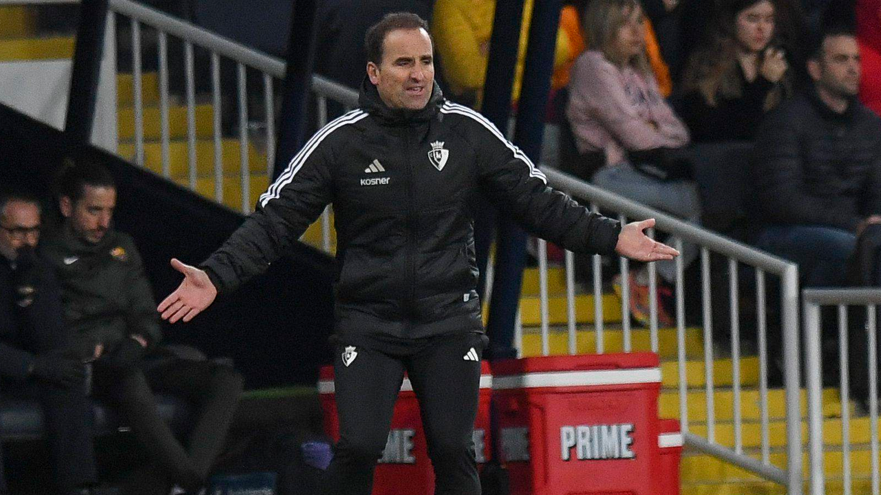 Jagoba Arrasate dejará Osasuna... por un día