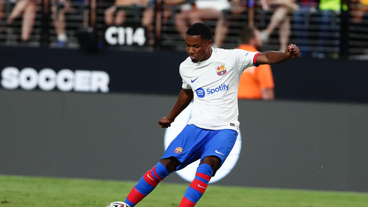 Ansu Fati no quiere irse