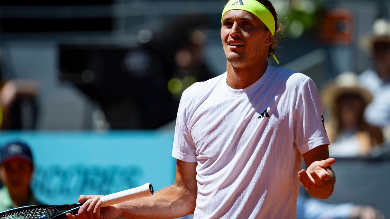 Zverev monta un escándalo en el Mutua Madrid Open