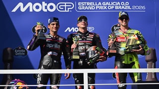 Así queda la clasificación del Mundial de MotoGP 2026 tras el Gran Premio de Brasil: Bezzecchi sigue imbatible y Jorge Martín sube al segundo puesto