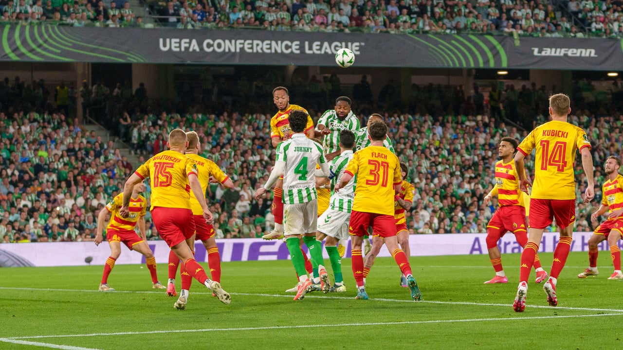 Jagiellonia - Betis: Horario, canal y dónde ver en TV y online el partido de la Conference League