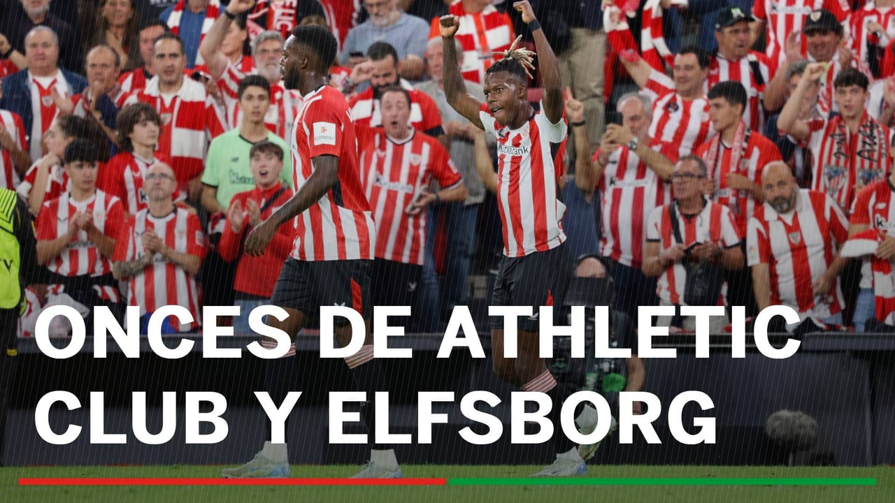 Alineaciones Athletic Club - IF Elfsborg: Alineación posible del Athletic Club y Elfsborg en el partido de hoy de la UEFA Europa League