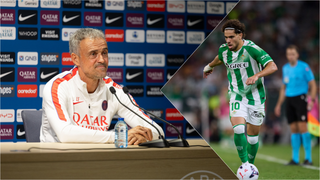 Luis Enrique da un ligero respiro al Betis con Ez Abde: "¿Fichar en enero por Kvaratskhelia? No tiene por qué"