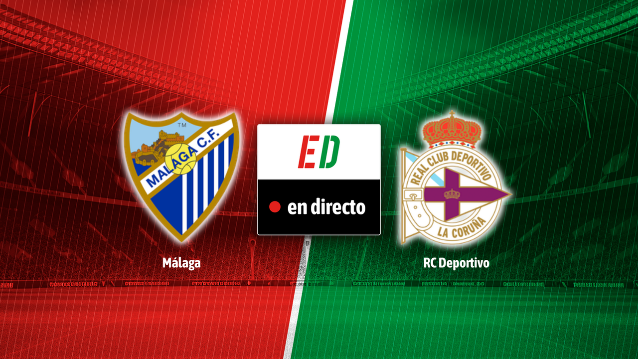 Málaga - Deportivo de La Coruña en directo: resultado del partido de hoy de LaLiga Hypermotion