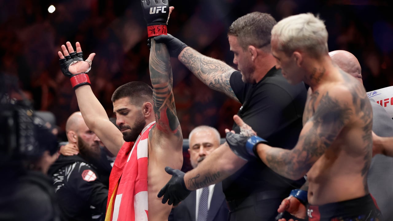 Ilia Topuria genera dudas en el final ante Gaethje
