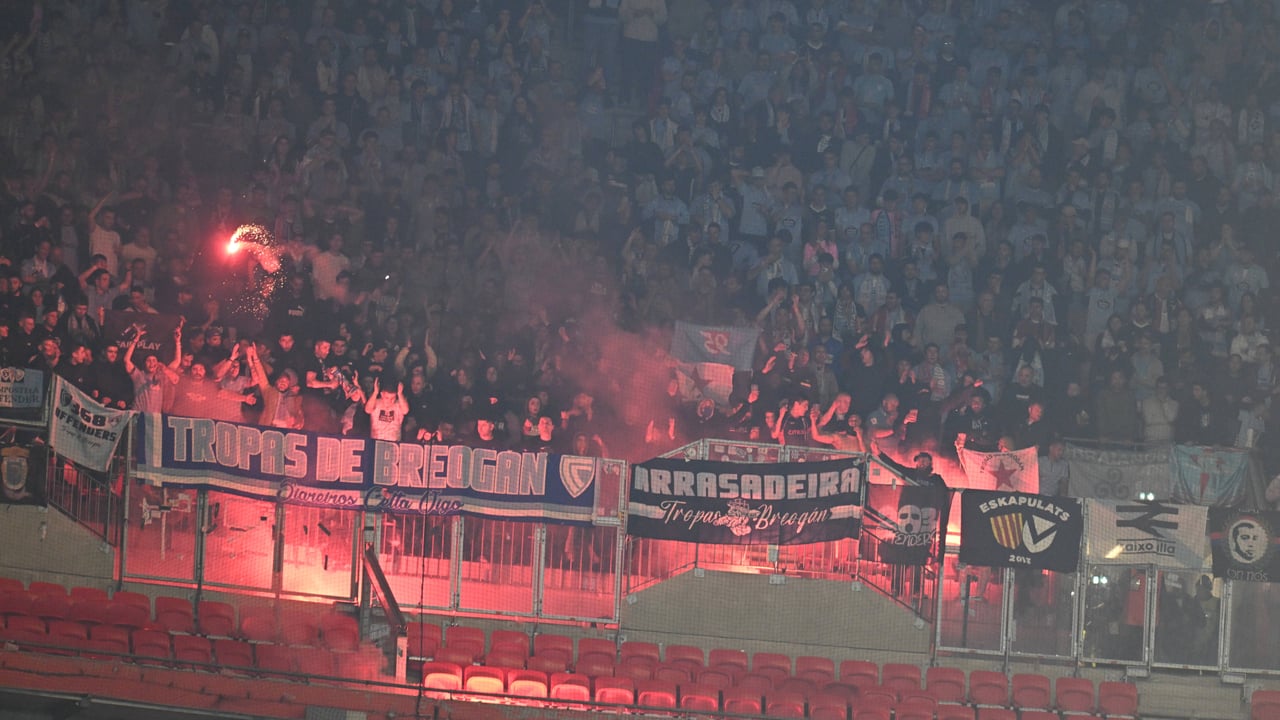 El Celta de Vigo condena la agresión sufrida en Lyon, con una puñalada a un aficionado, pero irá también contra sus ultras