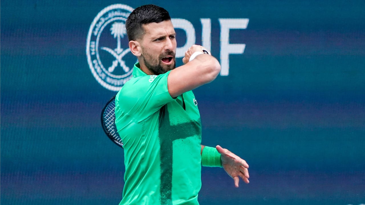 El huracán Novak Djokovic sacude Florida