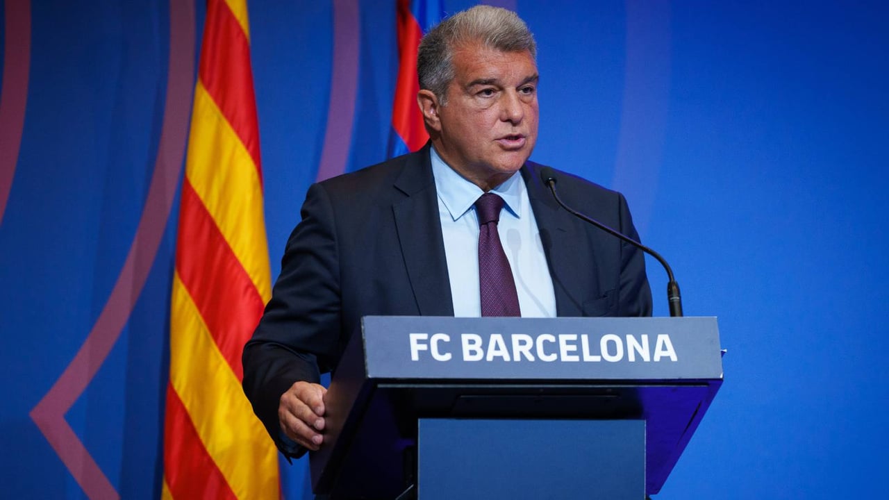 Otra despedida que hace llorar a Laporta en el Barcelona