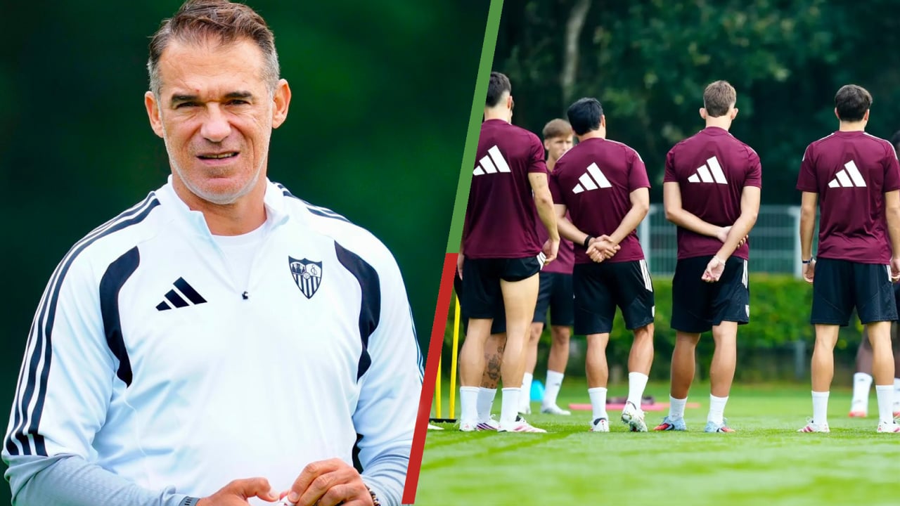 García Plaza cumple su gran deseo en el primer entrenamiento del Sevilla en Garderen