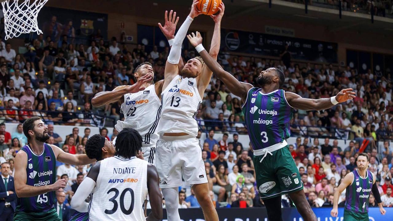 Real Madrid - Unicaja: horario, canal y dónde ver en TV y online el partido de la Liga ACB