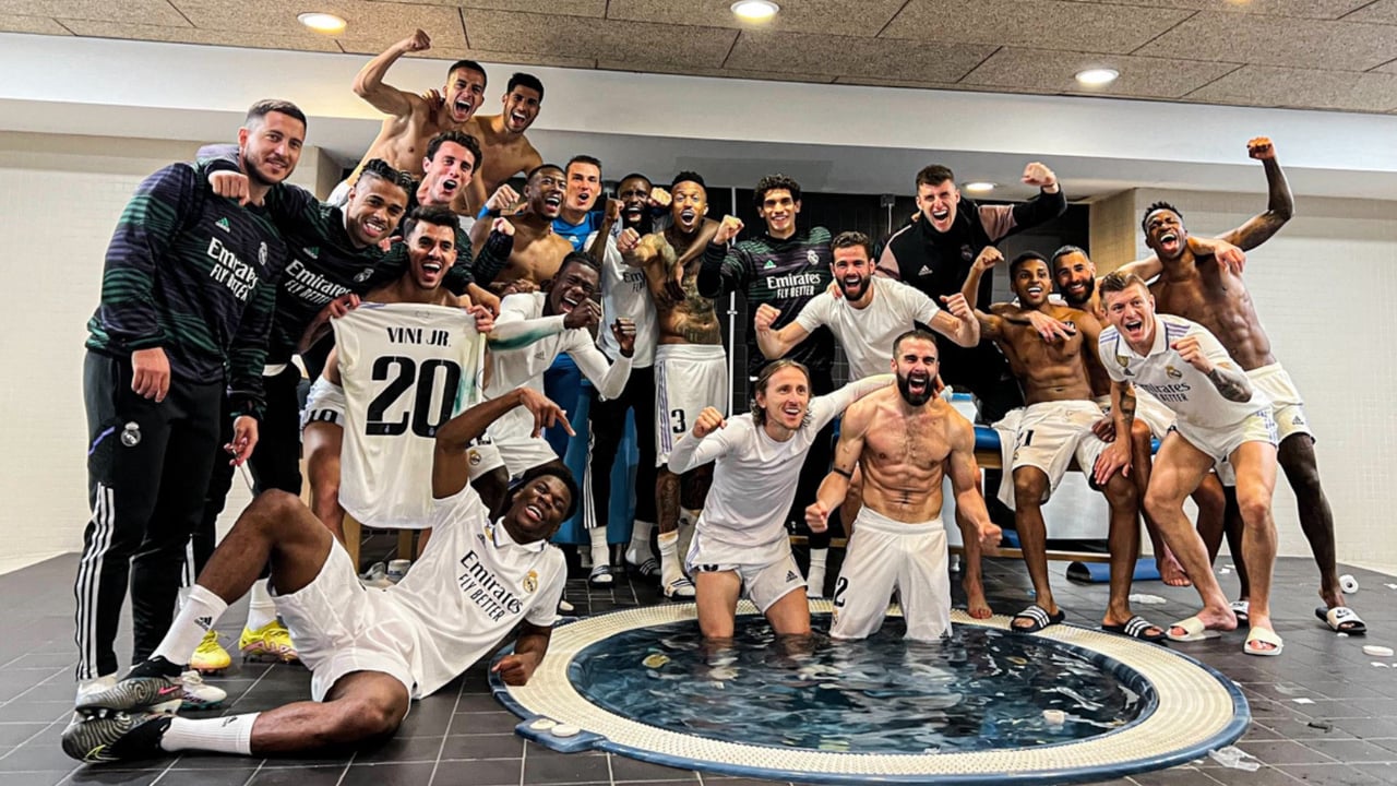 La charla de Ancelotti y la alocada fiesta del Real Madrid tras pasar a la final de la Copa del Rey