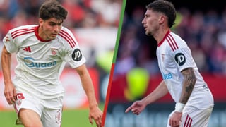 Juanlu y Carmona, en manos de Almeyda para resolver la gran duda del Sevilla en el derbi