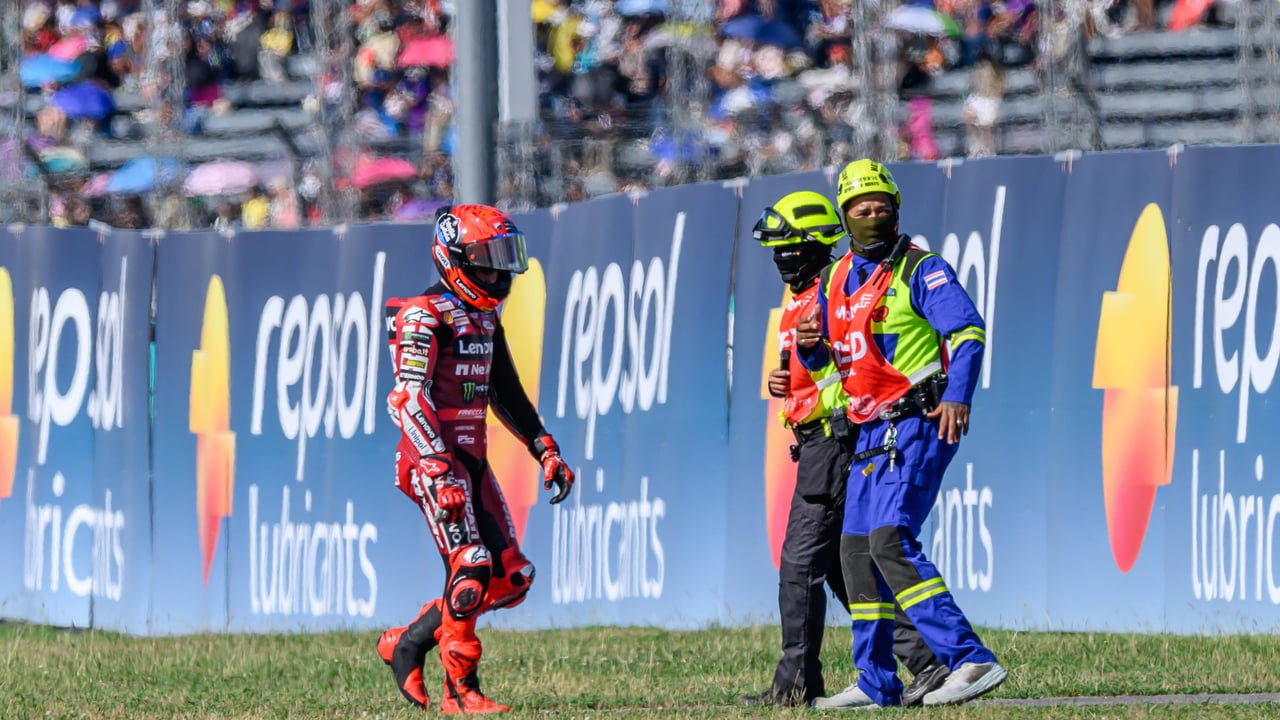 Sale a la luz la causa del pinchazo de Marc Márquez