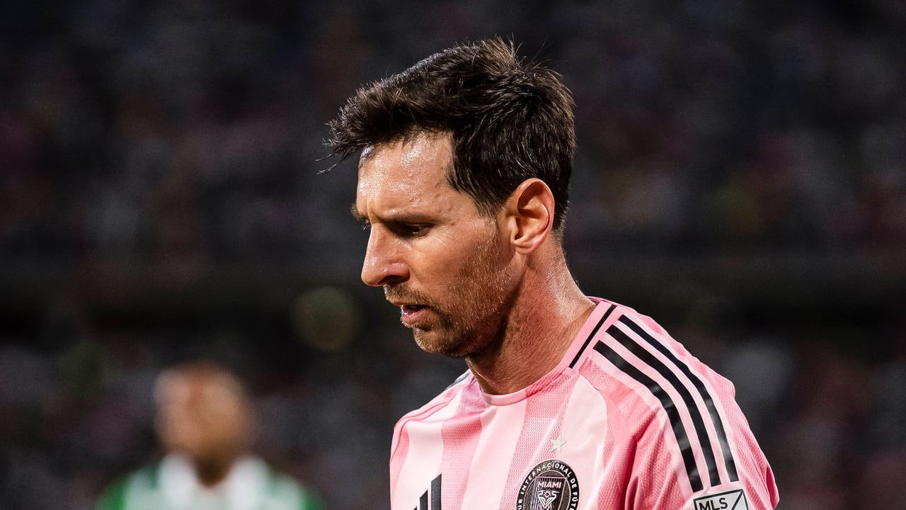 Messi sufre una distensión en el isquiotibial y enciende las alarmas en el Inter Miami