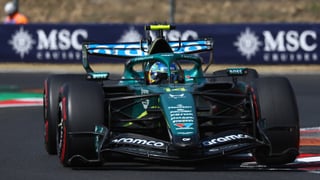 Así vuela el Aston Martin de Fernando Alonso con el nuevo motor de Honda