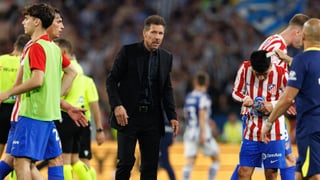 Simeone, roto tras perder la final de Copa: "Queríamos y necesitábamos ganar"