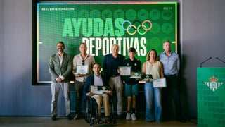 El Betis refuerza su compromiso con los deportistas andaluces con la entrega de ayudas 