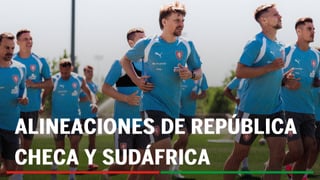 República Checa - Sudáfrica: alineaciones, horario y dónde ver en TV el partido del grupo A del Mundial 2026