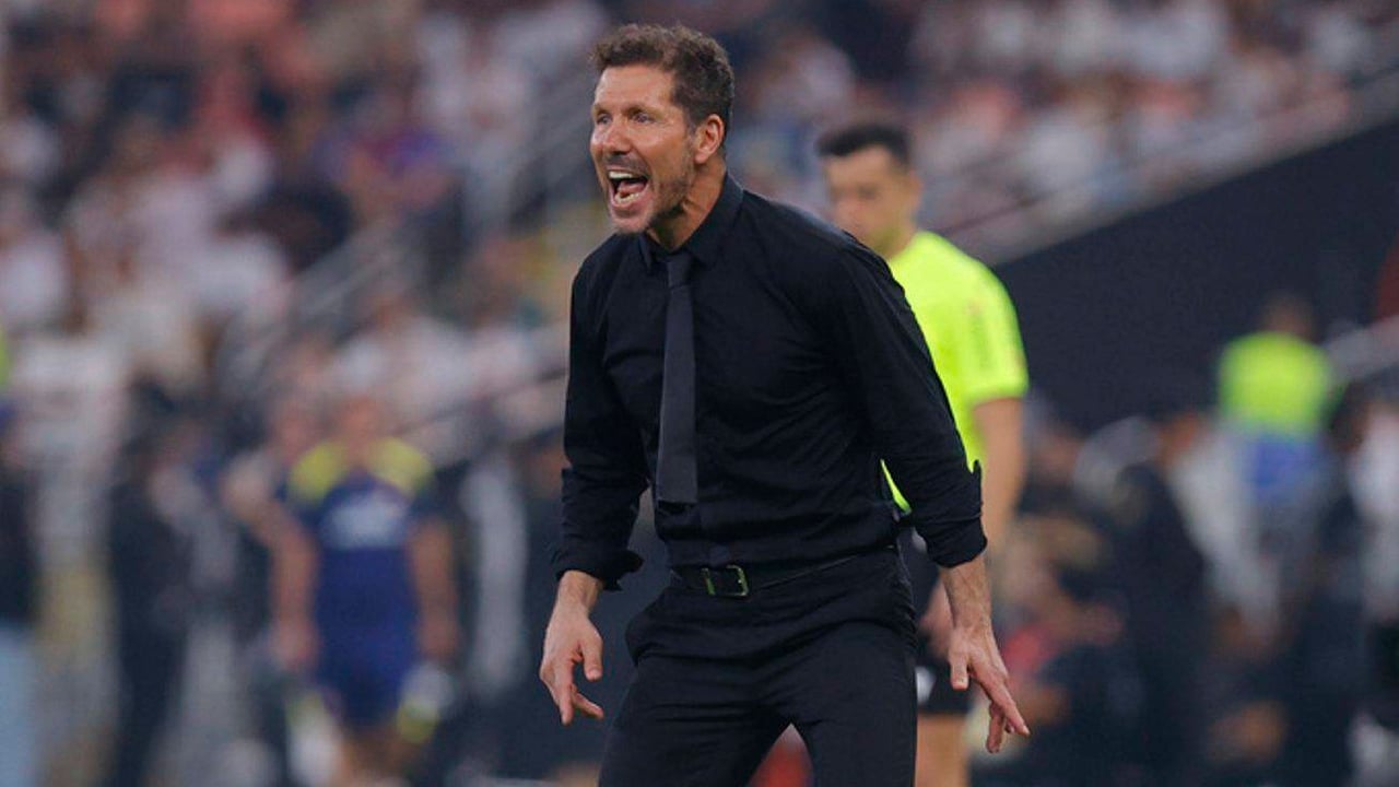 Simeone pasa de la polémica con Vinicius: "Se queda en el campo"