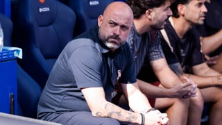 Manolo González se sincera antes del Racing - Espanyol:  "Estoy jodido porque el equipo no gana. El cargo me lo he jugado"