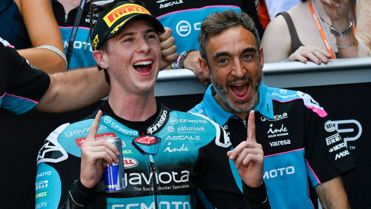 Máximo Quiles da el salto esperado tras su brillante temporada en Moto3