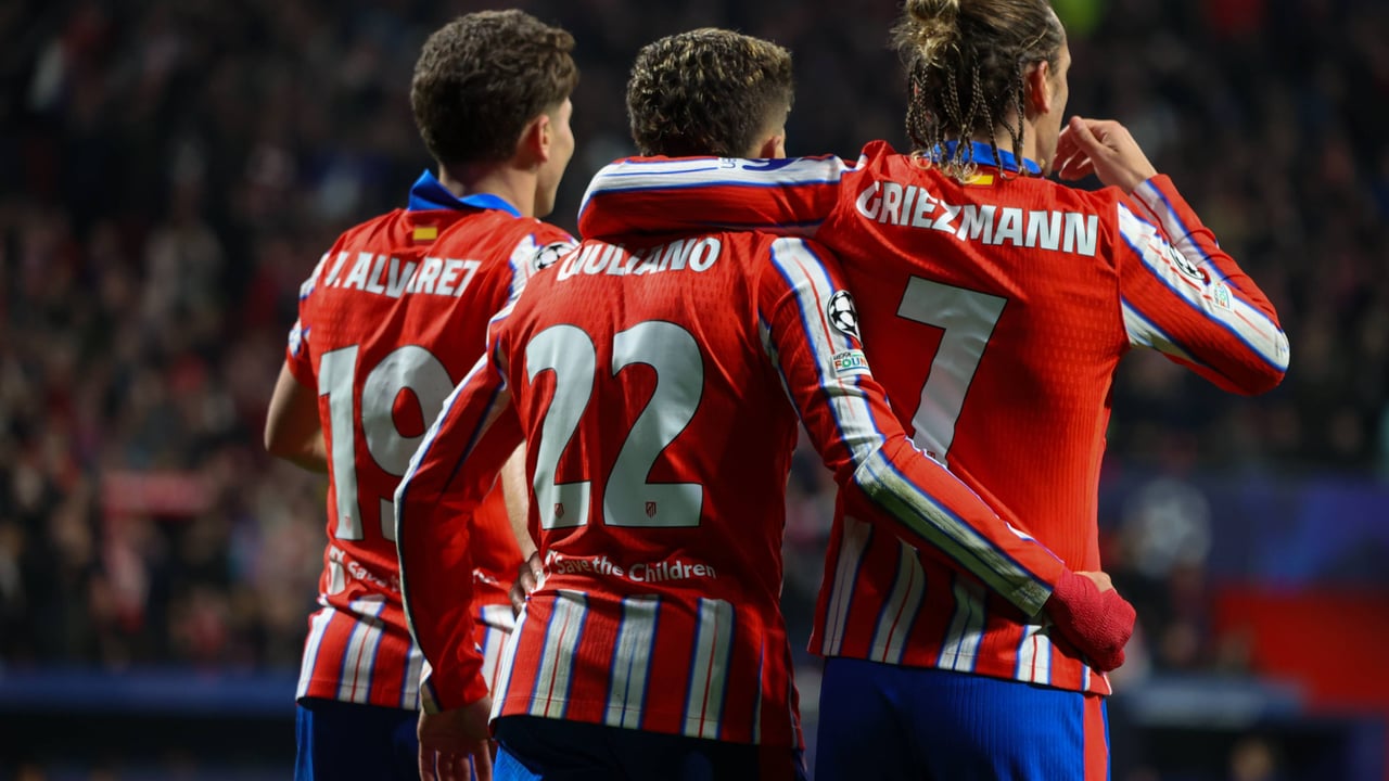 Giuliano Simeone 'pica' a Griezmann