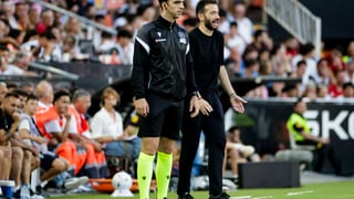 Corberán asume el empate y responde a Mestalla: "Soy el primero que levanta la mano"